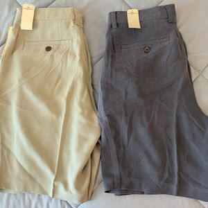 Tommy Bahama Khaki and Gray Shorts (2 Pairs)